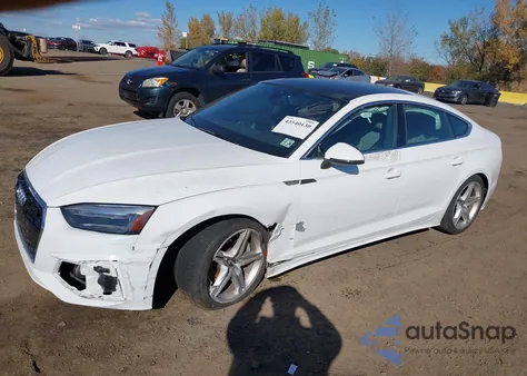 2021 Audi A5 Sportback Premium 45 Tfsi Quattro S Tronic z USA, uszkodzony, nr VIN WAUDACF53MA012952